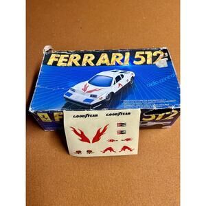 1980s Ferrari 512 R/C Toy Car Complete Set